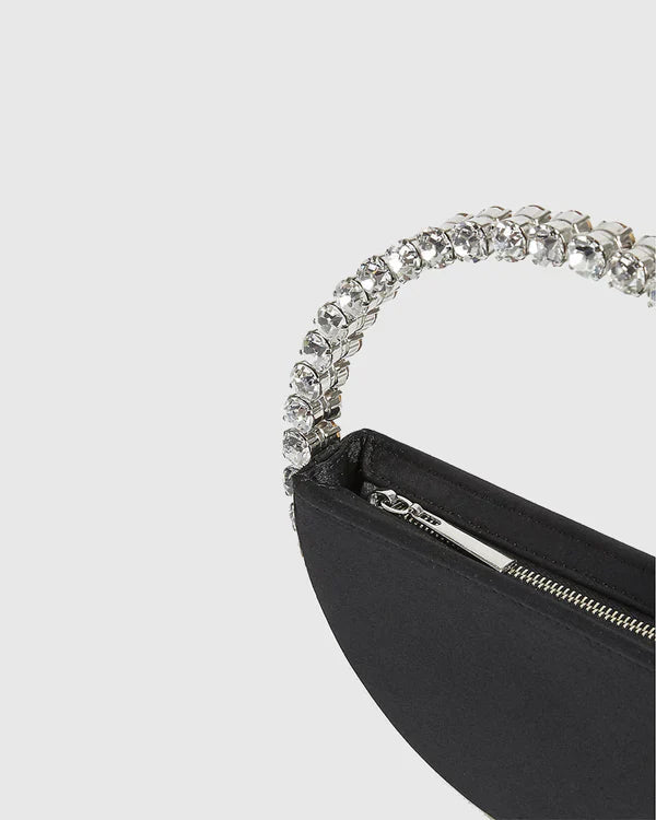 Diamond Encrusted Round Rhinestone Clutch Bag