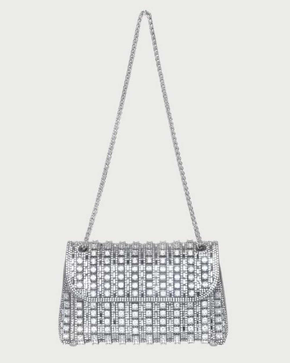 Sparkly Rhinestone Crossbody Bag, Chain Strap Diamond Purse