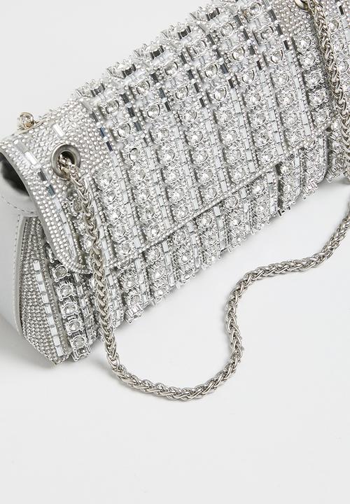 Sparkly Rhinestone Crossbody Bag, Chain Strap Diamond Purse