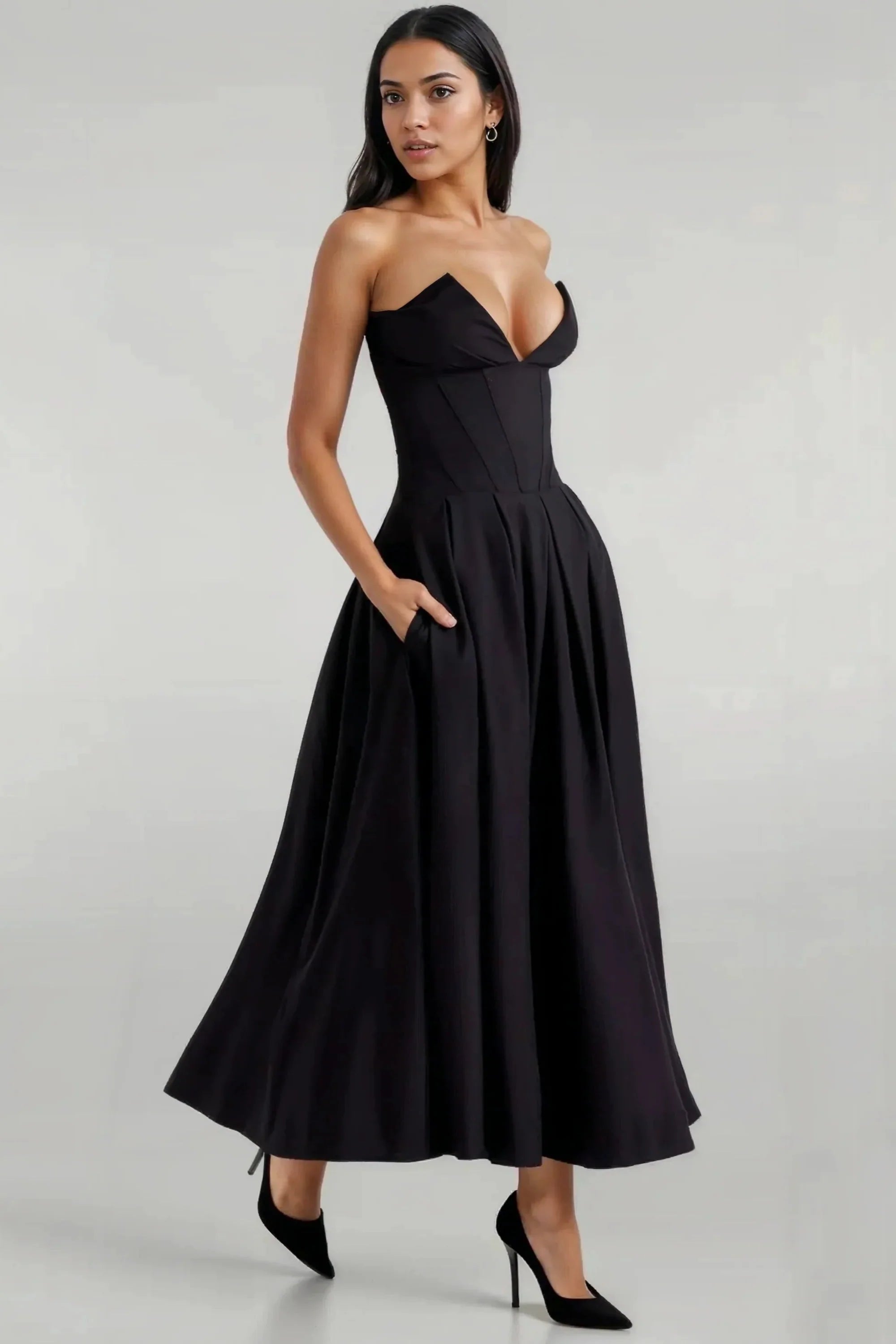 SADIE CORSET MAXI DRESS