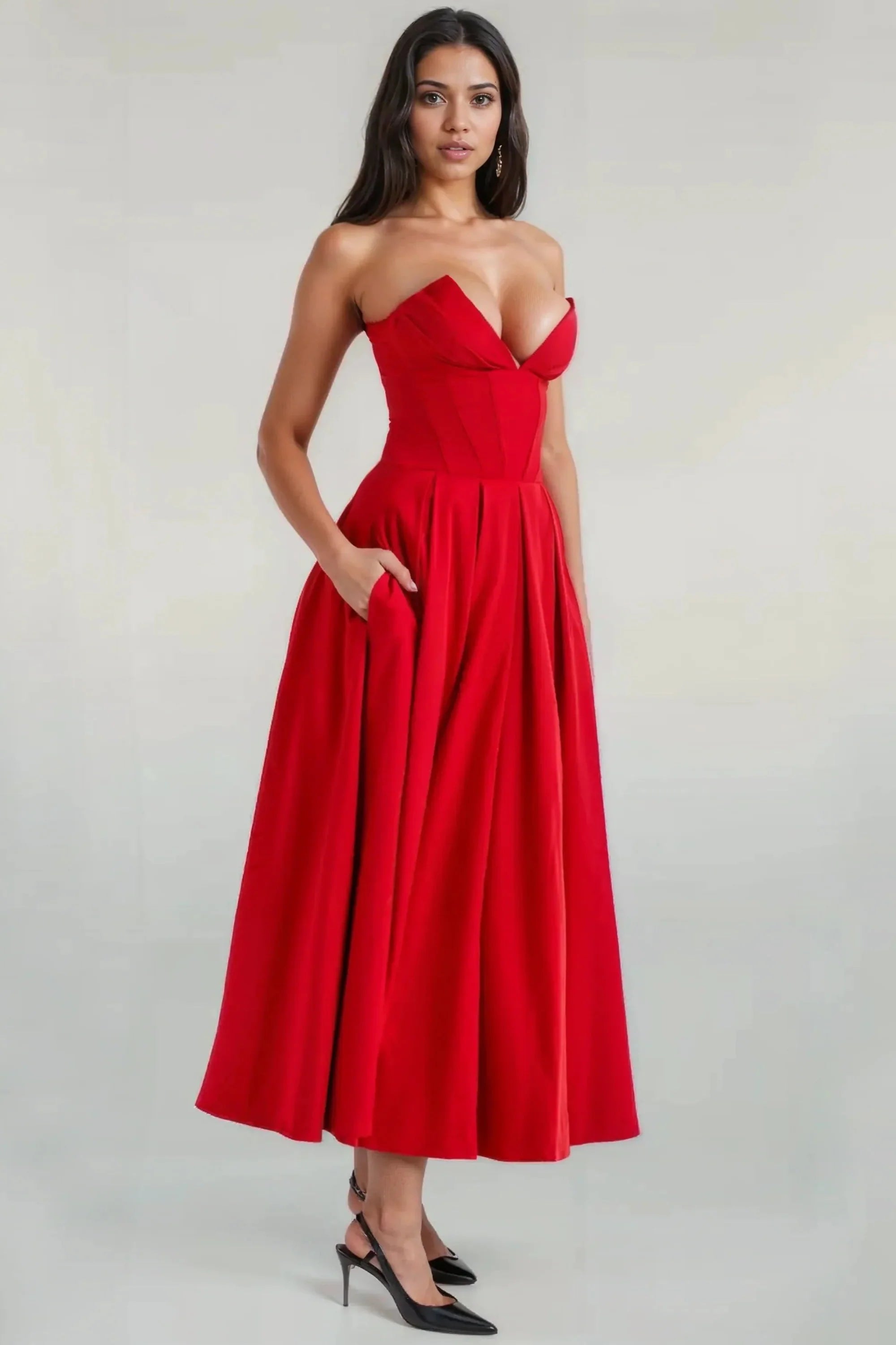 SADIE CORSET MAXI DRESS